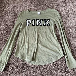 pink long sleeve tee